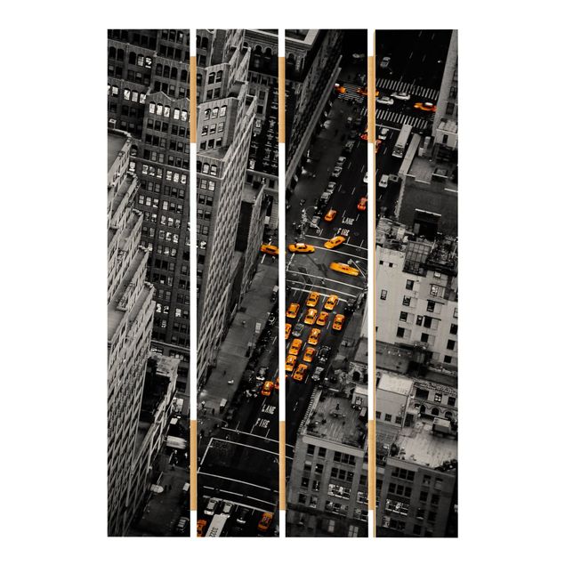 Wanddeko Büro Taxilichter Manhattan