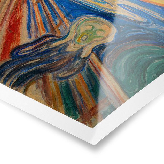 Wanddeko Esszimmer Edvard Munch - Der Schrei