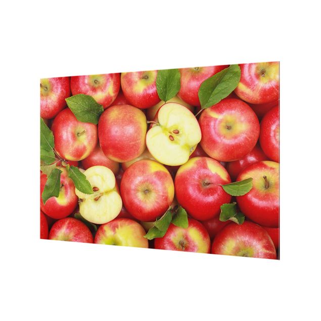 Wanddeko Fotografie Saftige Äpfel