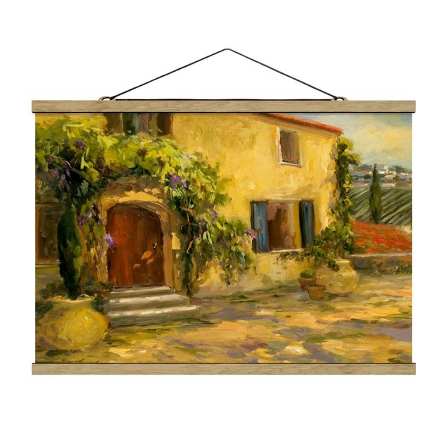 Wanddeko Schlafzimmer Italienische Landschaft - Toskana