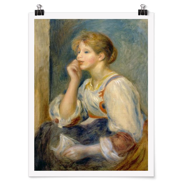 Wanddeko Flur Auguste Renoir - Junges Mädchen mit Brief