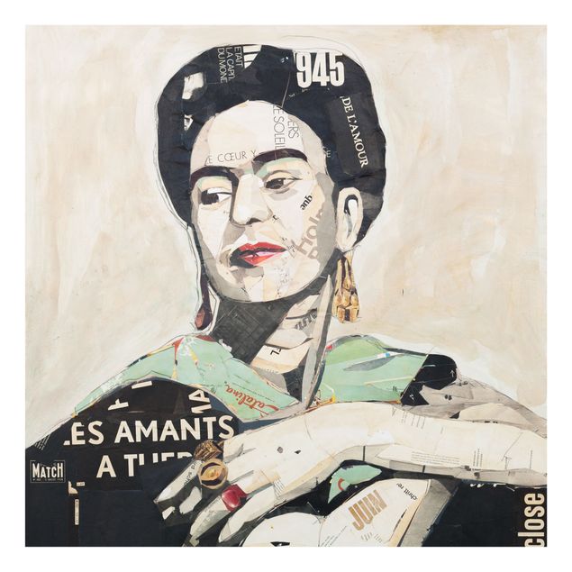 Deko Frau Frida Kahlo - Collage No.4
