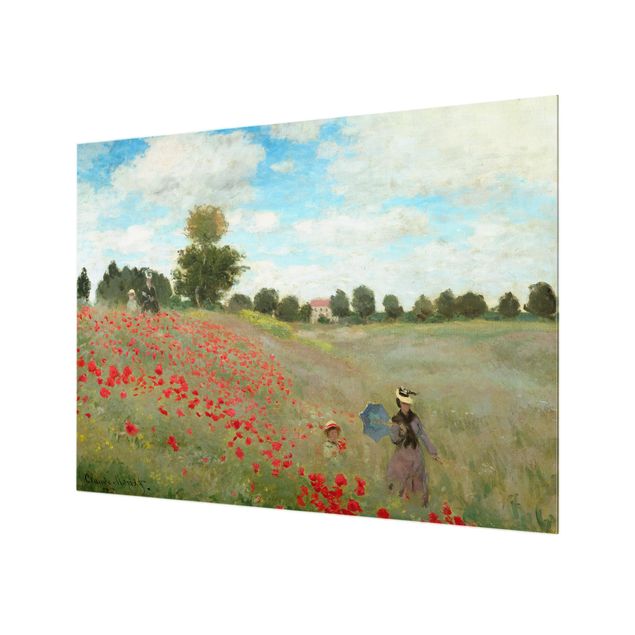 Wanddeko Malerei Claude Monet - Mohnfeld bei Argenteuil