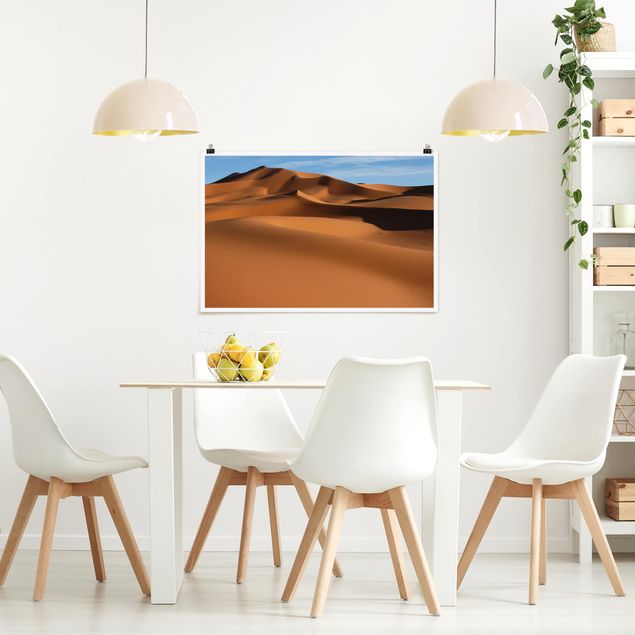 Wanddeko Esszimmer Desert Dunes