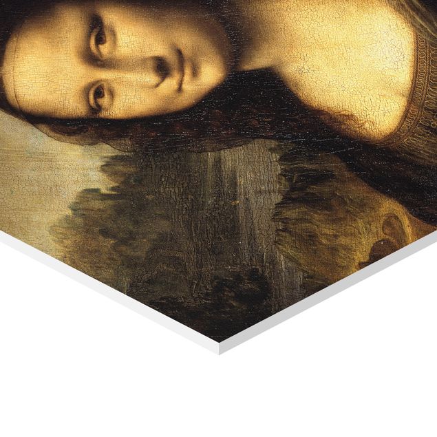 Wanddeko Treppenhaus Leonardo da Vinci - Mona Lisa