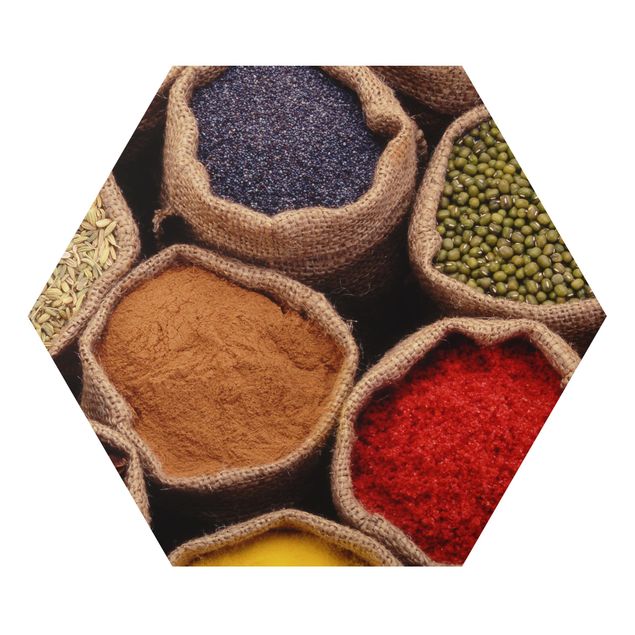 Wanddeko draußen Colourful Spices