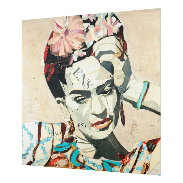 Deko Portrait Frida Kahlo - Collage No.1