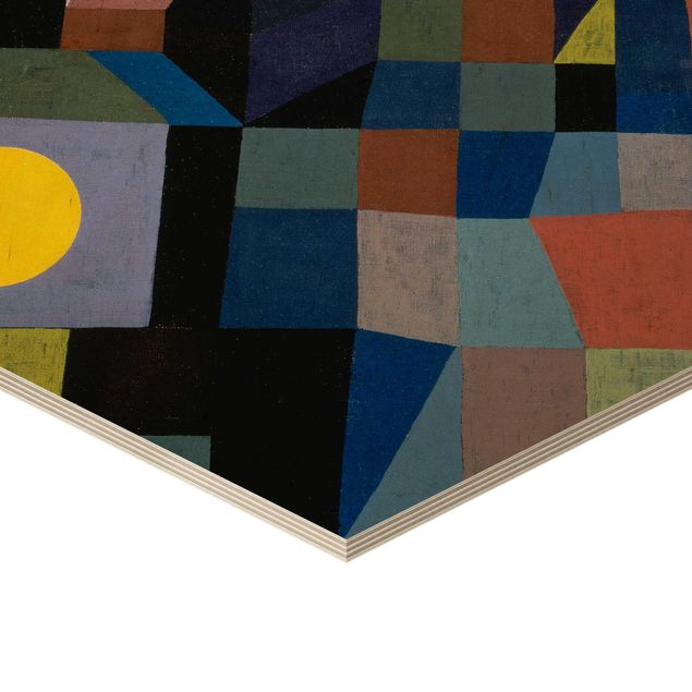 Wanddeko Praxis Paul Klee - Feuer bei Vollmond