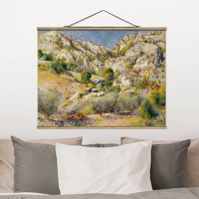 Impressionismus Bilder Auguste Renoir - Felsen bei Estaque