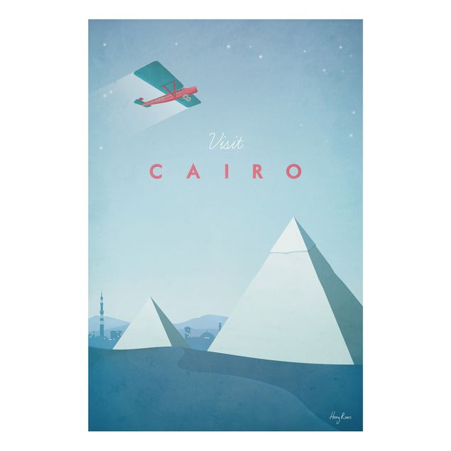 Wanddeko Architektur Reiseposter - Cairo