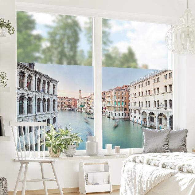 Wanddeko Büro Canale Grande Blick von der Rialtobrücke Venedig