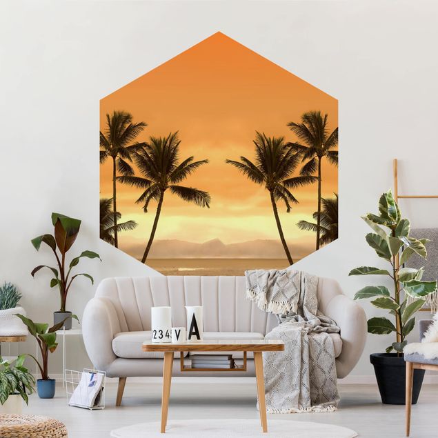 Wanddeko Esszimmer Caribbean Sunset II