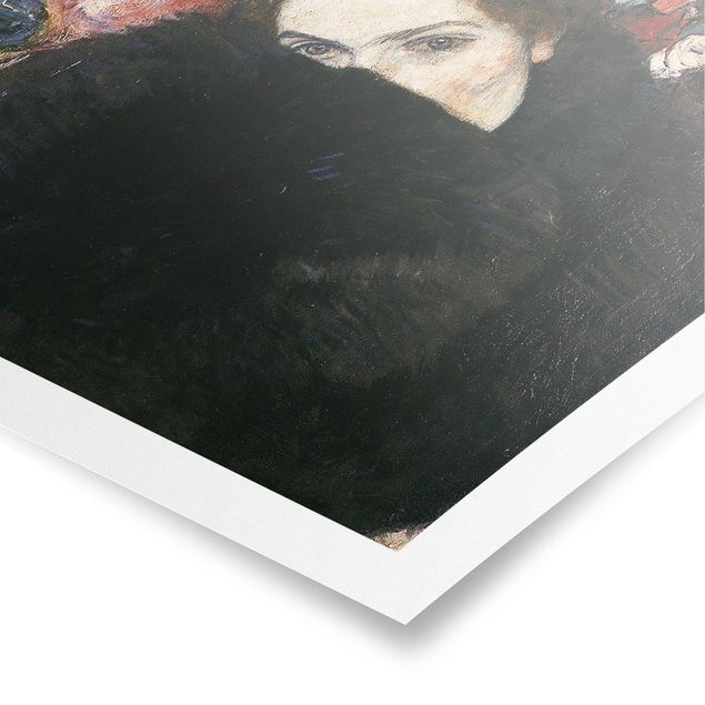 Wanddeko Esszimmer Gustav Klimt - Dame mit Muff