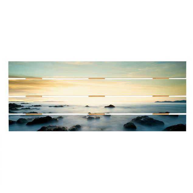 Wanddeko Esszimmer Sonnenuntergang über dem Ozean