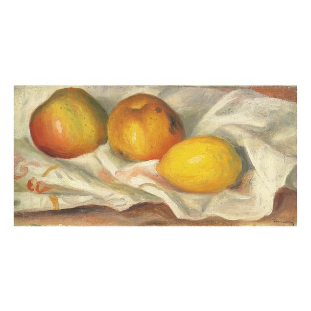 Kunststile Auguste Renoir - Äpfel und Zitrone