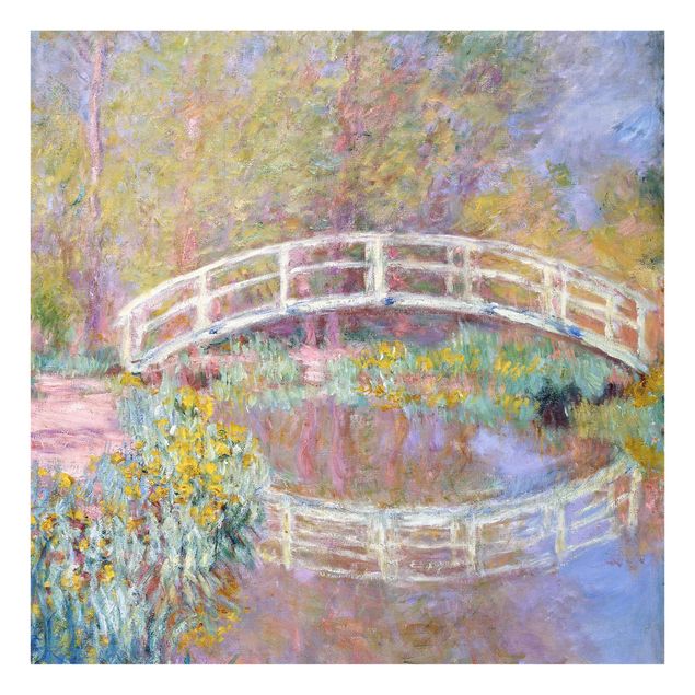 Wanddeko Botanik Claude Monet - Brücke Monets Garten