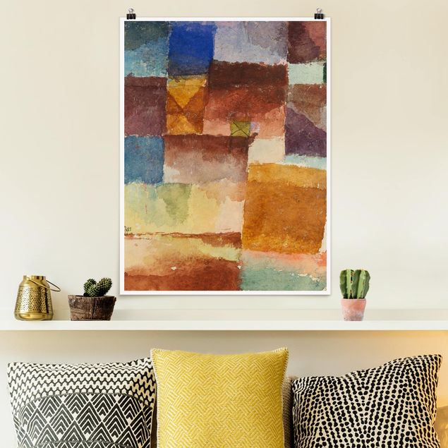 Wanddeko braun Paul Klee - Einöde