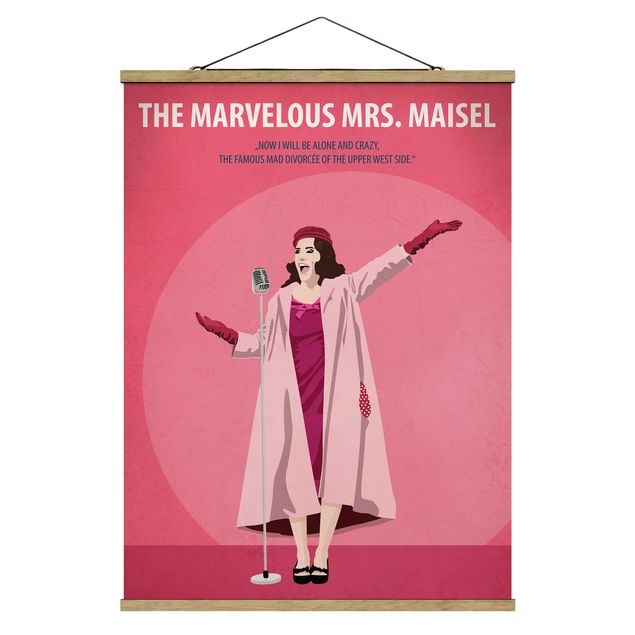 Wanddeko Esszimmer Filmposter The Marvelous Mrs Maisel