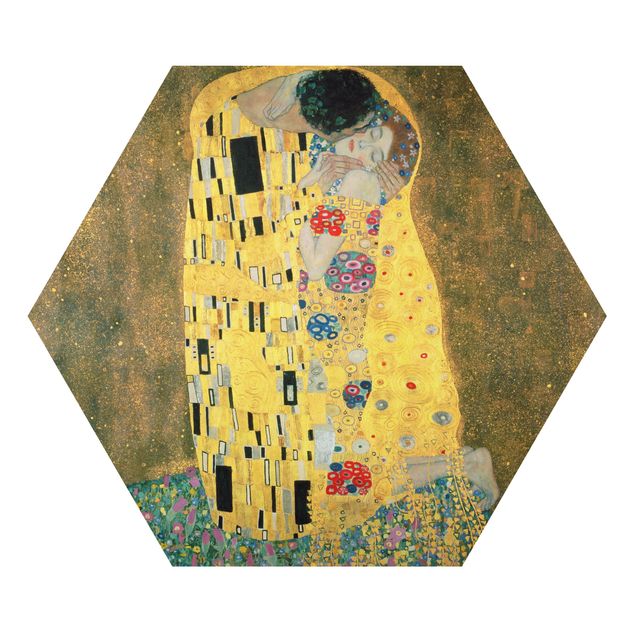 Wanddeko Esszimmer Gustav Klimt - Der Kuß