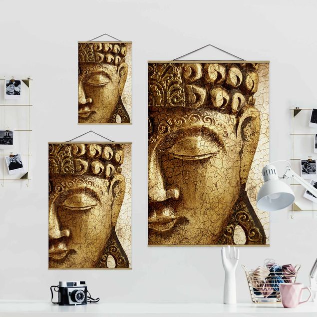 Wanddeko Büro Vintage Buddha