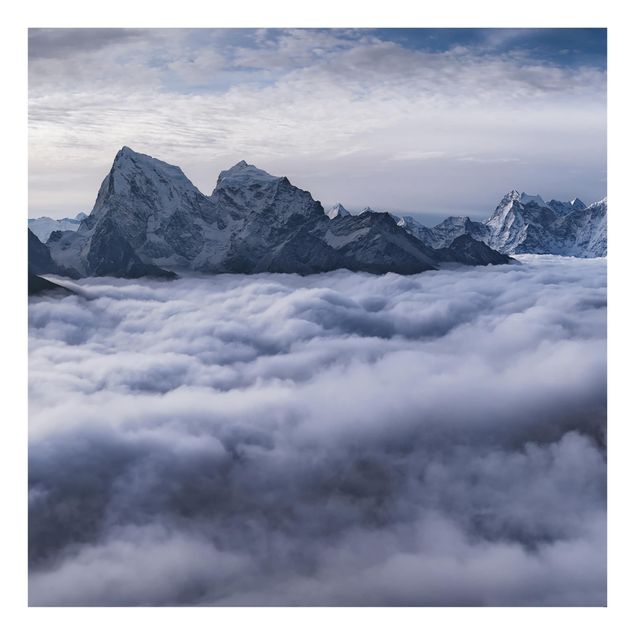 Wohndeko Berg Wolkenmeer im Himalaya