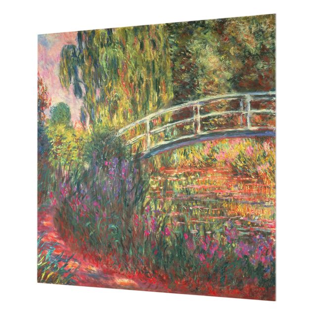 Deko Kunst Claude Monet - Japanische Brücke im Garten von Giverny