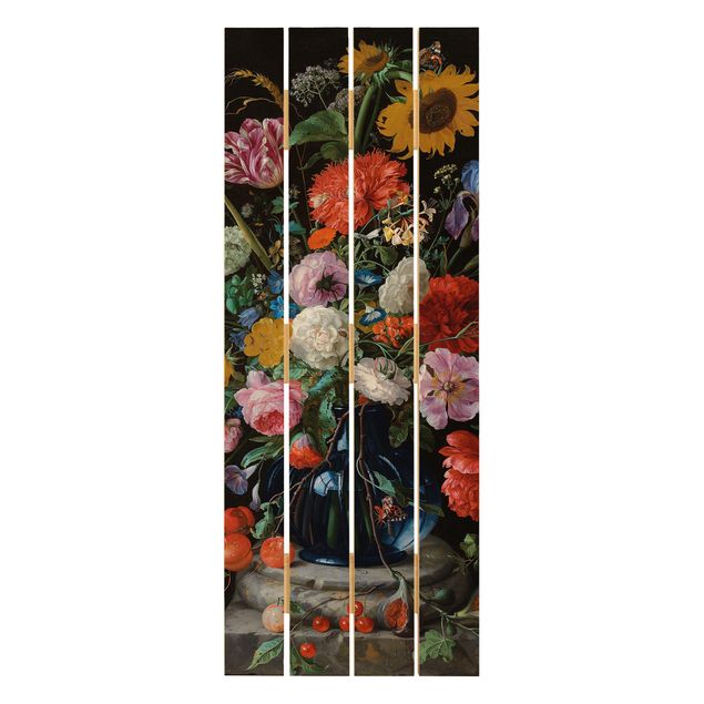 Wanddeko Blume Jan Davidsz de Heem - Glasvase mit Blumen