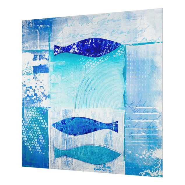Deko Fische Fish in the blue