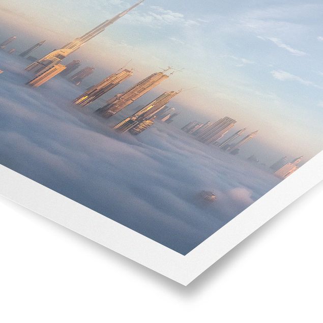 Wanddeko Flur Dubai über den Wolken