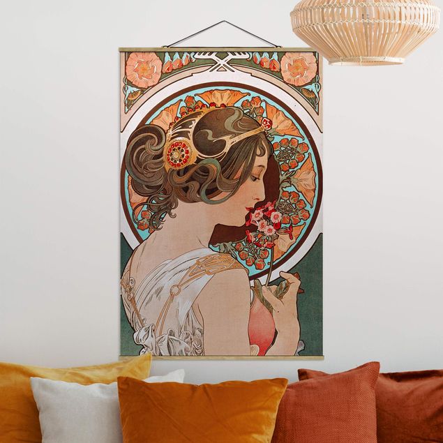 Bilder Art Deco Alfons Mucha - Schlüsselblume