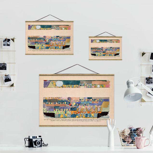 Wanddeko Büro Paul Klee - Der Mond