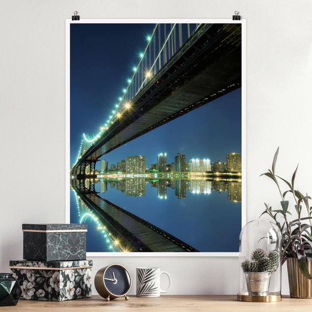 Deko Architektur Abstract Manhattan Bridge