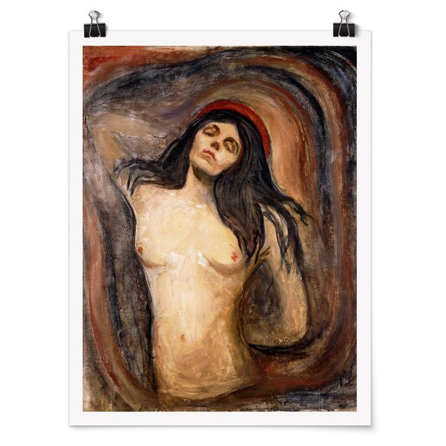 Post Impressionismus Bilder Edvard Munch - Madonna