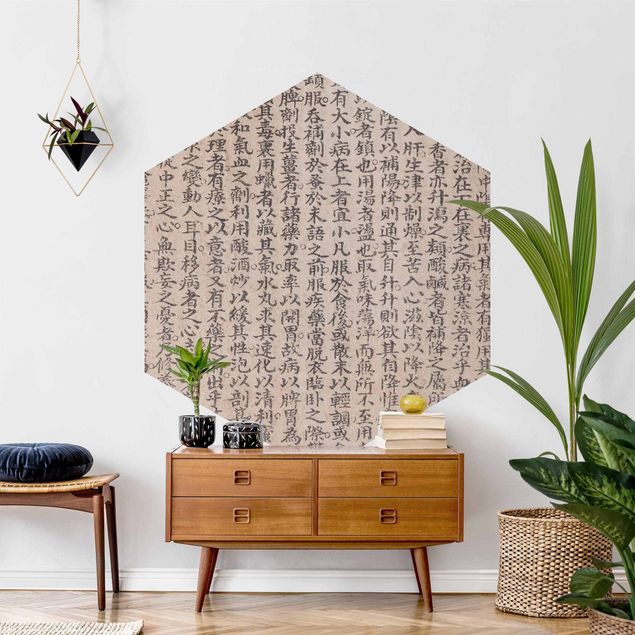 Wanddeko Esszimmer Chinesische Schriftzeichen