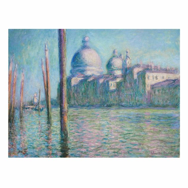 Leinwand Italien Claude Monet - Der große Kanal