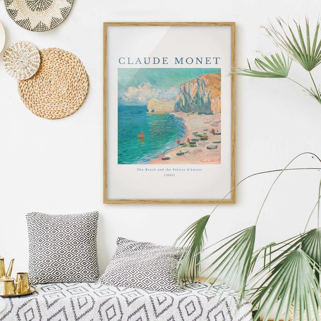 Wanddeko Wohnzimmer Claude Monet - Der Strand