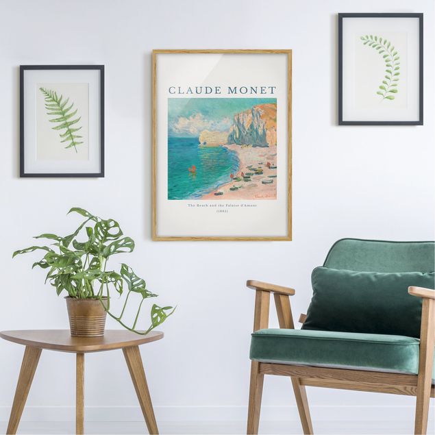 Wanddeko Schlafzimmer Claude Monet - Der Strand