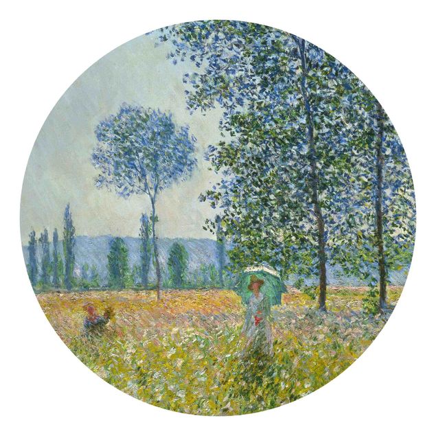 Wanddeko Flur Claude Monet - Felder im Frühling