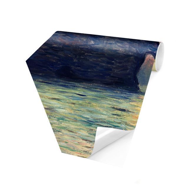 Wanddeko Esszimmer Claude Monet - Felsen Sonnenuntergang
