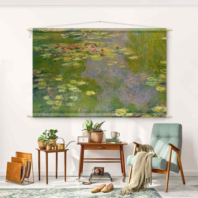 Wanddeko Wohnzimmer Claude Monet - Grüne Seerosen