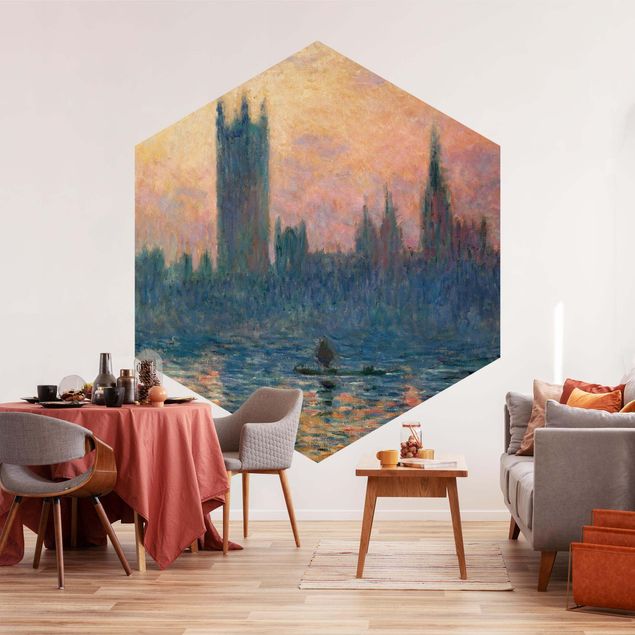 Wanddeko Flur Claude Monet - London Sonnenuntergang