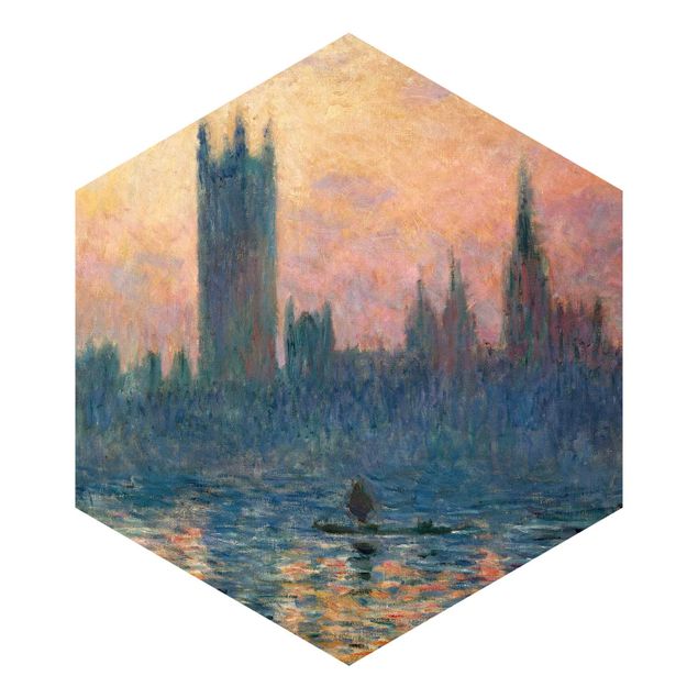 Wanddeko Büro Claude Monet - London Sonnenuntergang