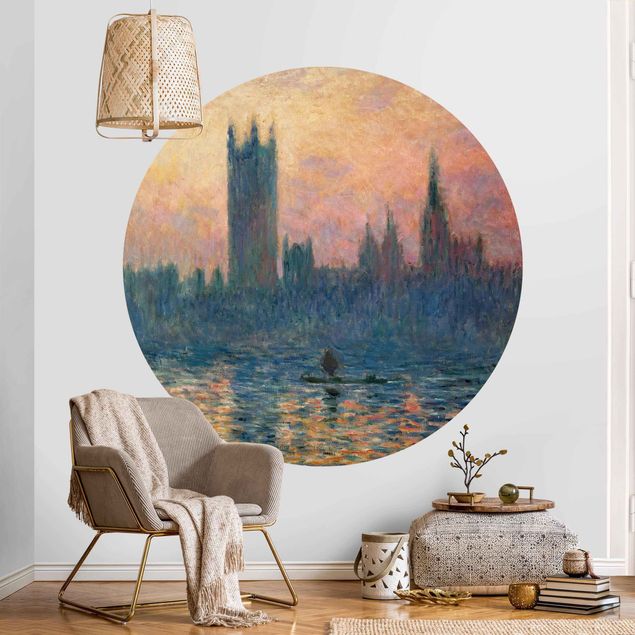 London Tapete Claude Monet - London Sonnenuntergang