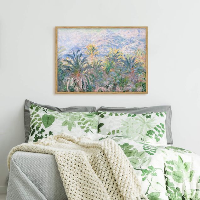 Wanddeko Schlafzimmer Claude Monet - Palmen bei Bordighera