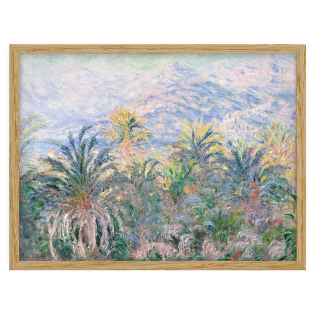 Wanddeko Büro Claude Monet - Palmen bei Bordighera