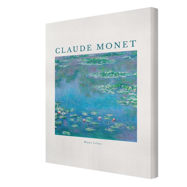 Wanddeko Büro Claude Monet - Seerosen in Blau