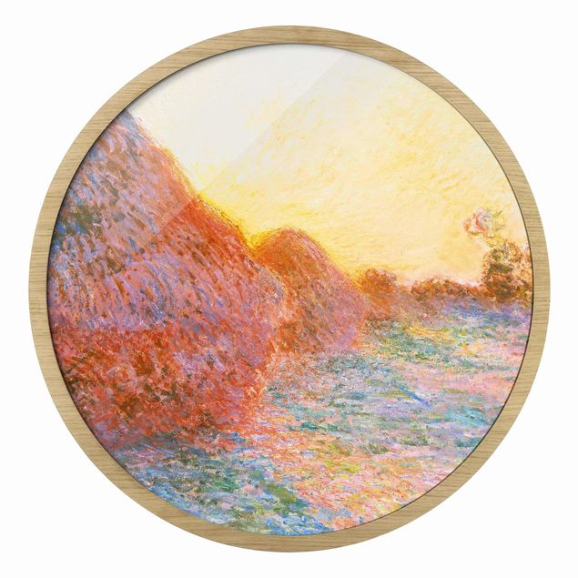 Wanddeko Büro Claude Monet - Strohschober