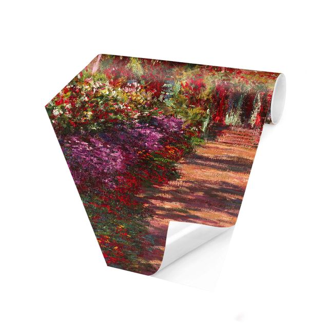 Wanddeko Esszimmer Claude Monet - Weg in Monets Garten in Giverny