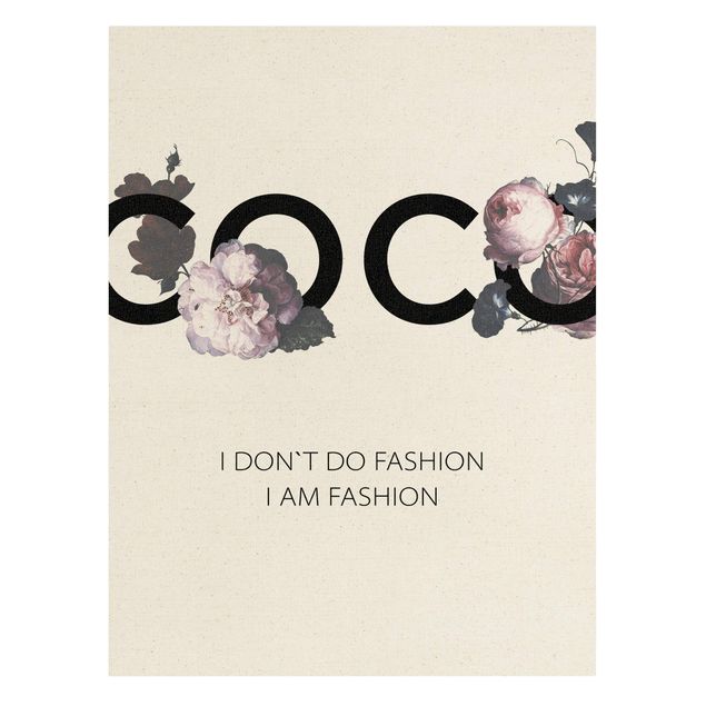 Wanddeko Büro COCO - I don´t do fashion Rosen