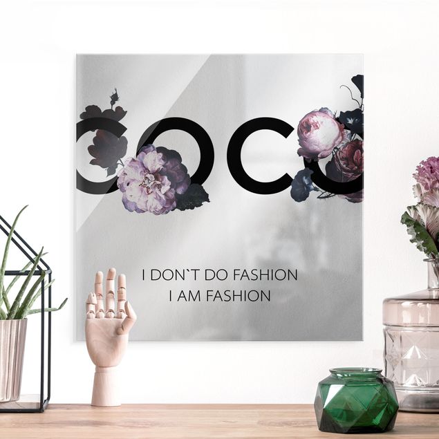 Glasbilder Rose COCO - I don´t do fashion Rosen